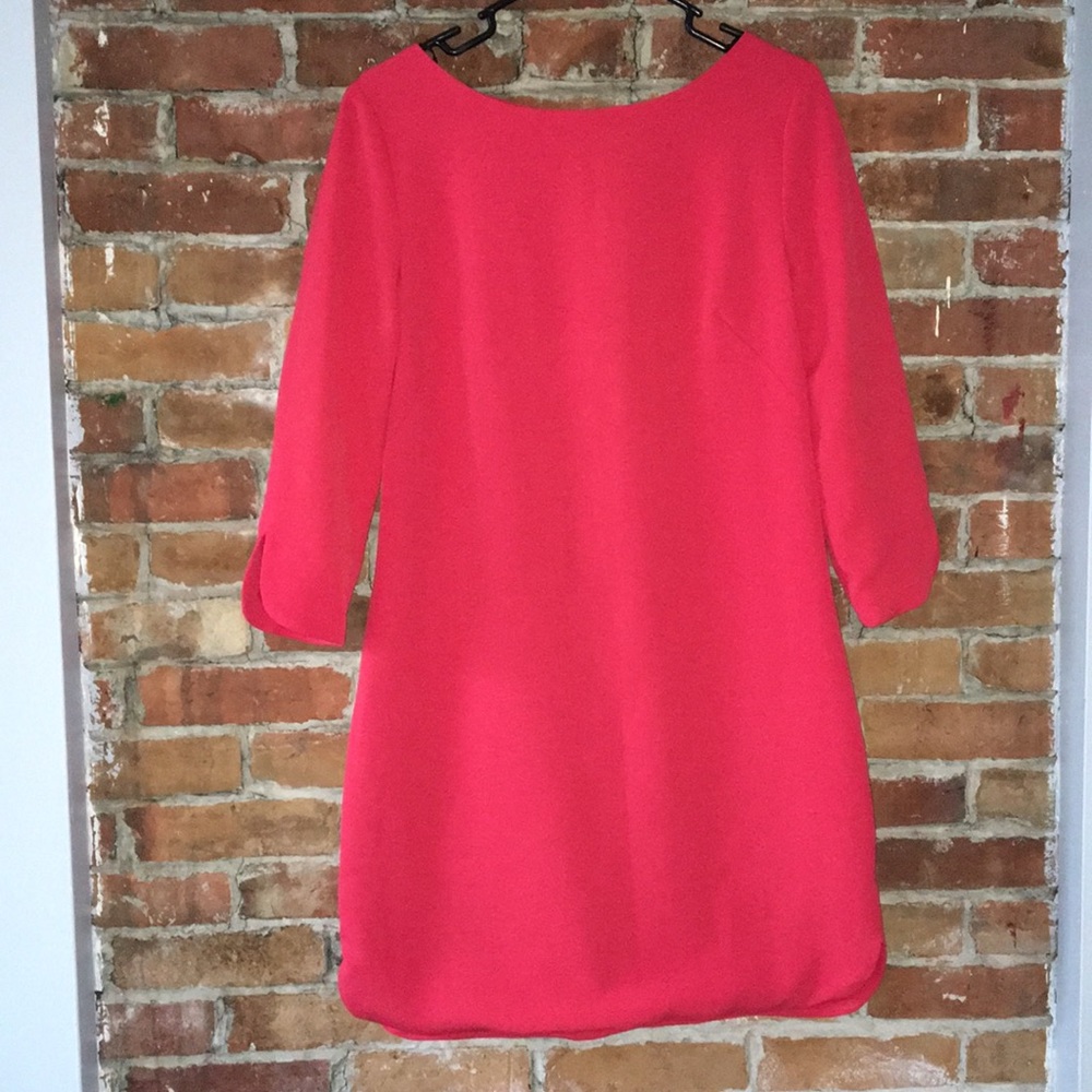 Salmon shift dress 🌸🌺